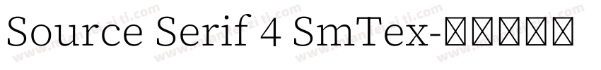 Source Serif 4 SmTex字体转换